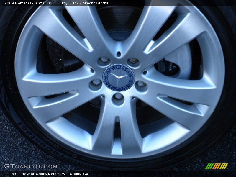 Black / Almond/Mocha 2009 Mercedes-Benz C 300 Luxury