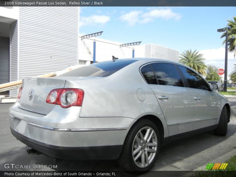 Reflex Silver / Black 2008 Volkswagen Passat Lux Sedan