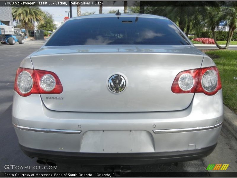 Reflex Silver / Black 2008 Volkswagen Passat Lux Sedan