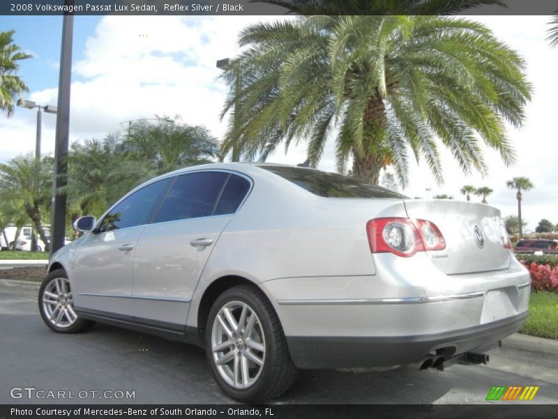 Reflex Silver / Black 2008 Volkswagen Passat Lux Sedan