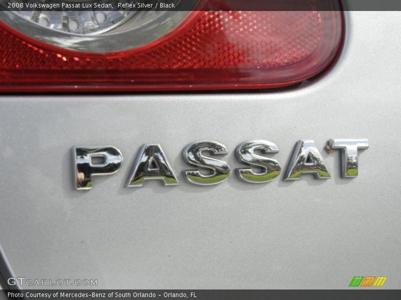 Reflex Silver / Black 2008 Volkswagen Passat Lux Sedan