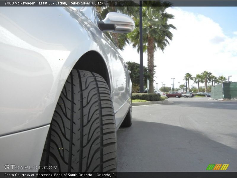 Reflex Silver / Black 2008 Volkswagen Passat Lux Sedan