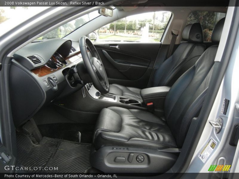 Reflex Silver / Black 2008 Volkswagen Passat Lux Sedan
