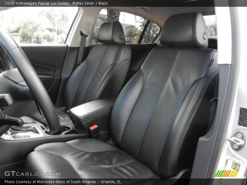 Reflex Silver / Black 2008 Volkswagen Passat Lux Sedan