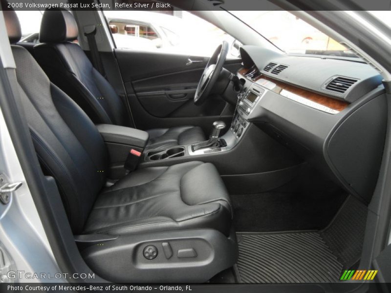Reflex Silver / Black 2008 Volkswagen Passat Lux Sedan