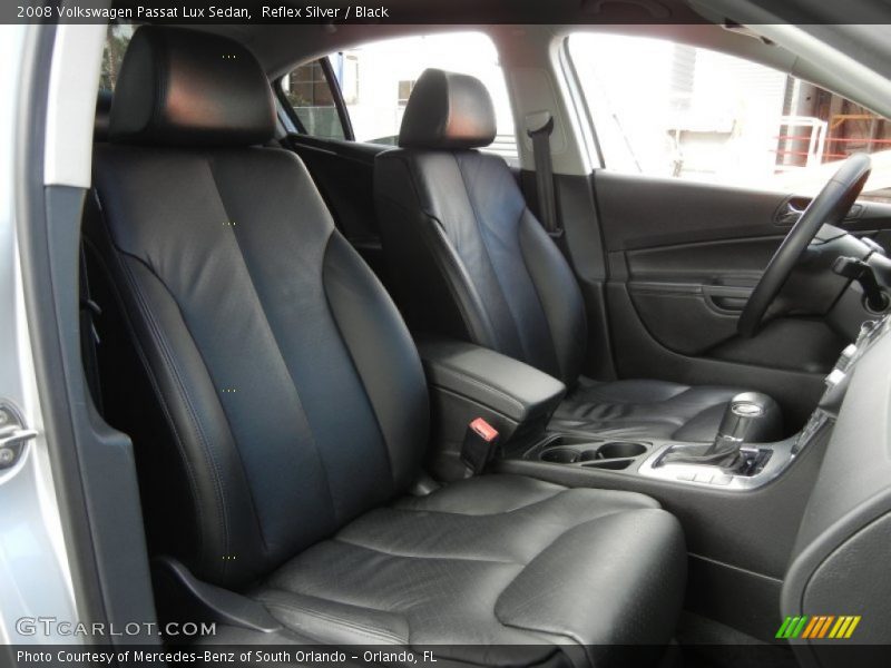 Reflex Silver / Black 2008 Volkswagen Passat Lux Sedan