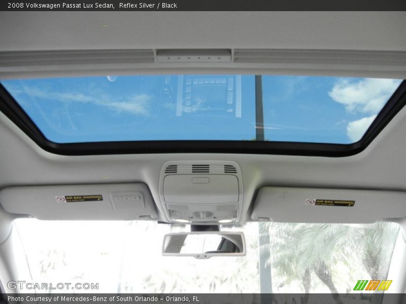 Reflex Silver / Black 2008 Volkswagen Passat Lux Sedan