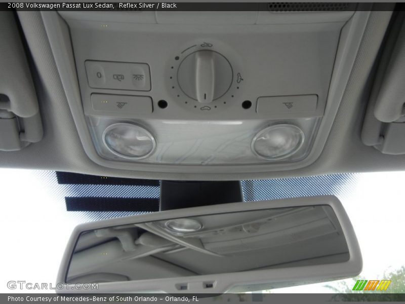 Reflex Silver / Black 2008 Volkswagen Passat Lux Sedan