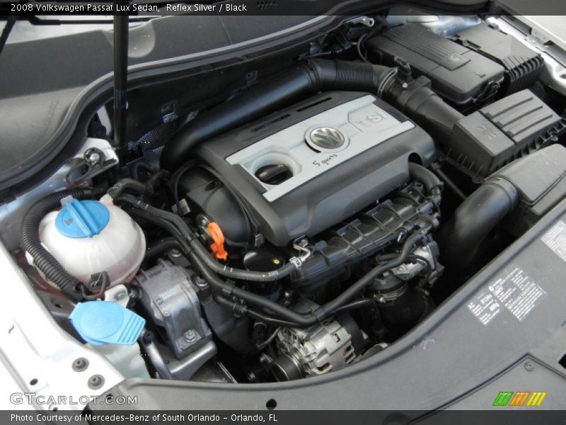 Reflex Silver / Black 2008 Volkswagen Passat Lux Sedan