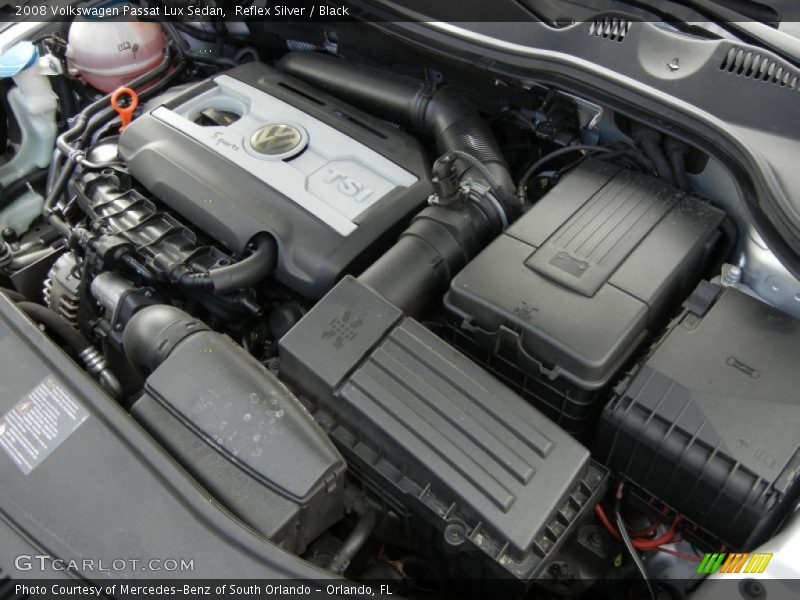 Reflex Silver / Black 2008 Volkswagen Passat Lux Sedan