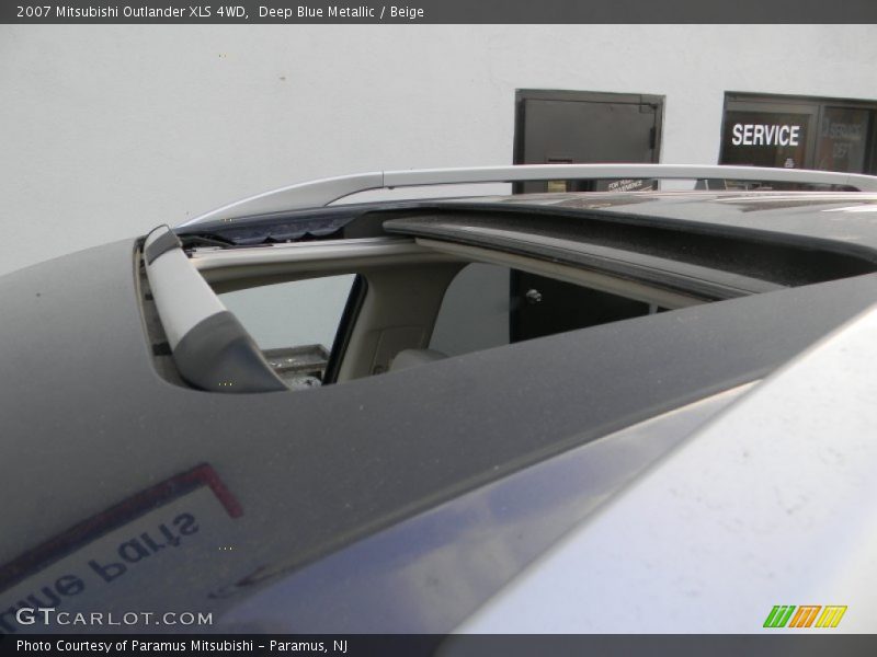 Deep Blue Metallic / Beige 2007 Mitsubishi Outlander XLS 4WD