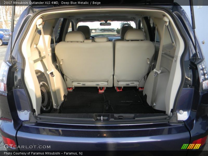 Deep Blue Metallic / Beige 2007 Mitsubishi Outlander XLS 4WD