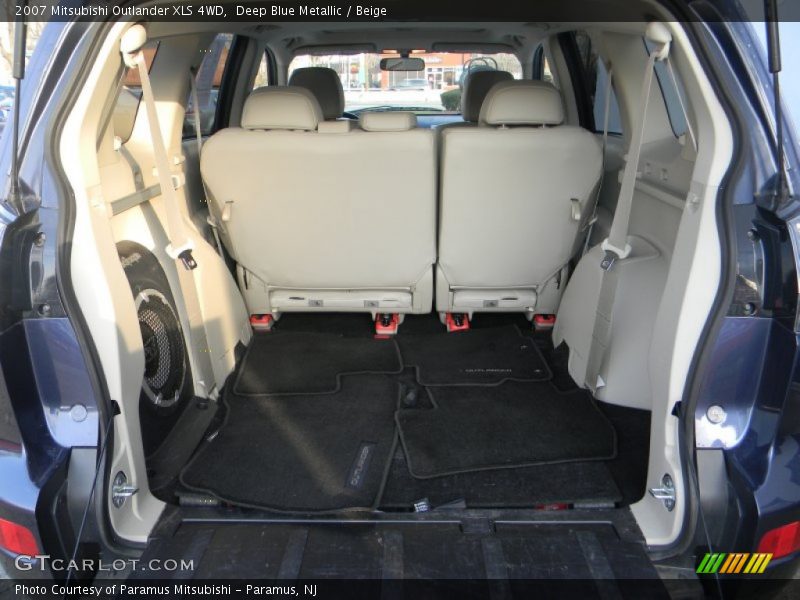 Deep Blue Metallic / Beige 2007 Mitsubishi Outlander XLS 4WD