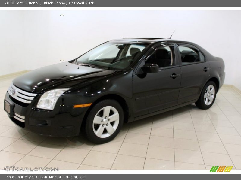 Black Ebony / Charcoal Black 2008 Ford Fusion SE