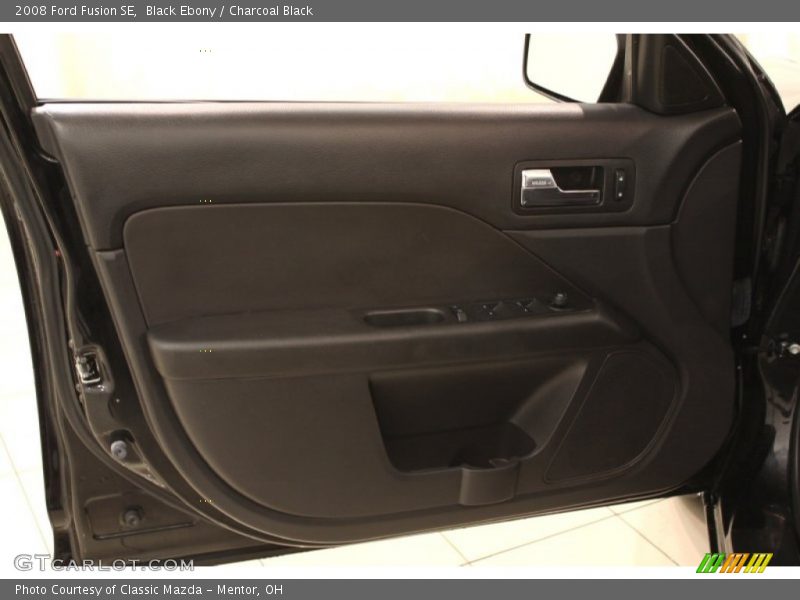 Black Ebony / Charcoal Black 2008 Ford Fusion SE