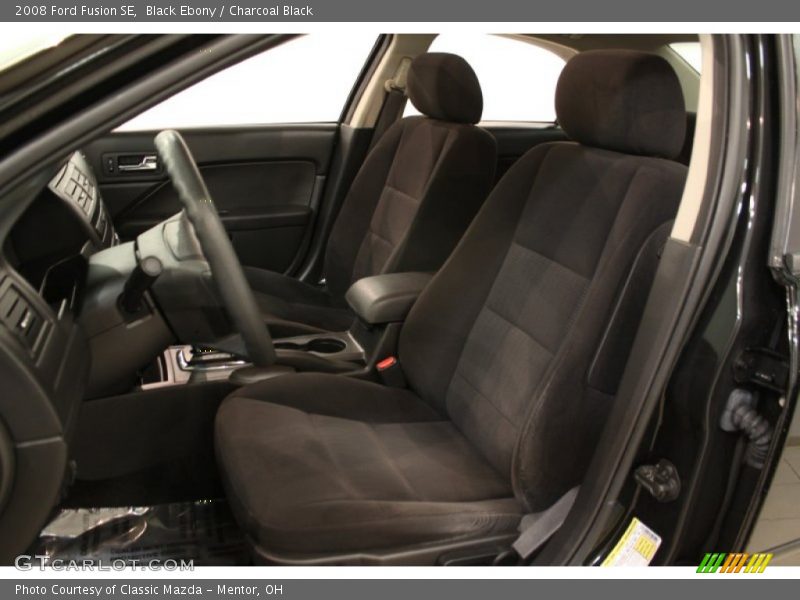 Black Ebony / Charcoal Black 2008 Ford Fusion SE