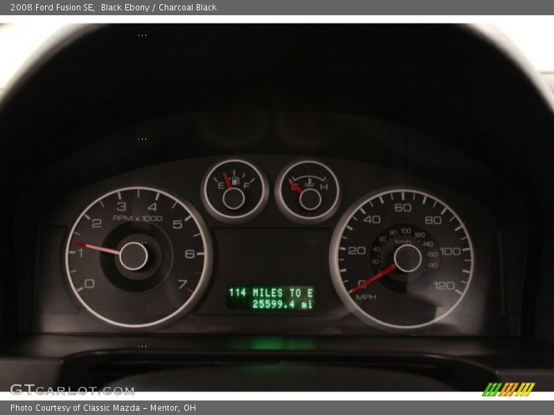 Black Ebony / Charcoal Black 2008 Ford Fusion SE
