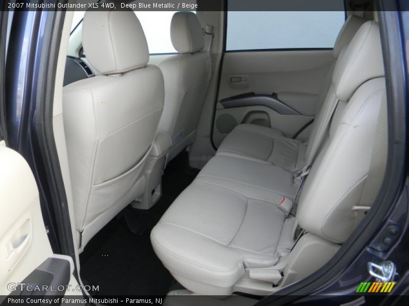 Deep Blue Metallic / Beige 2007 Mitsubishi Outlander XLS 4WD
