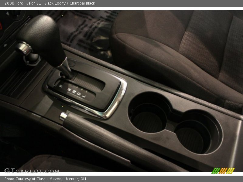 Black Ebony / Charcoal Black 2008 Ford Fusion SE