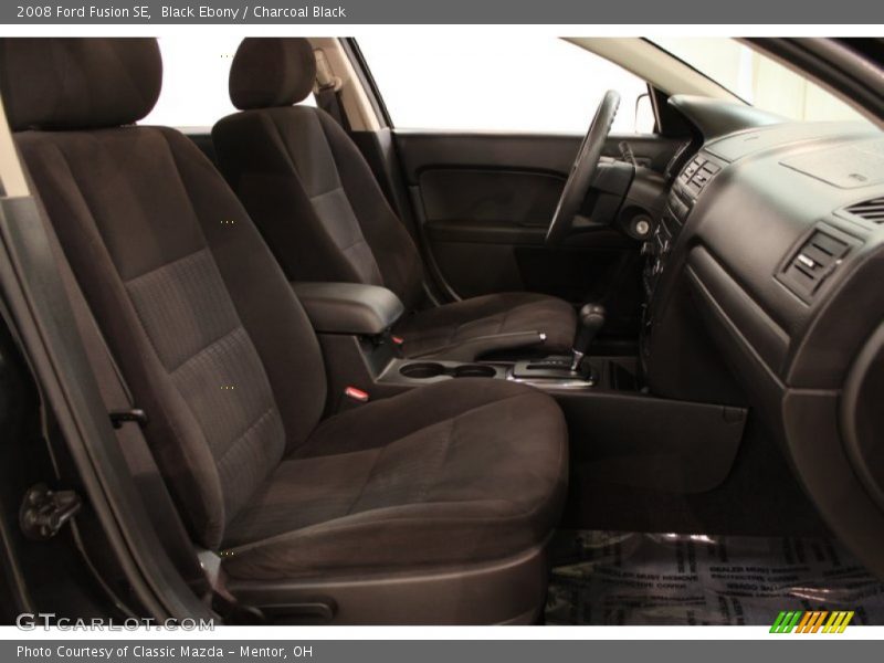 Black Ebony / Charcoal Black 2008 Ford Fusion SE