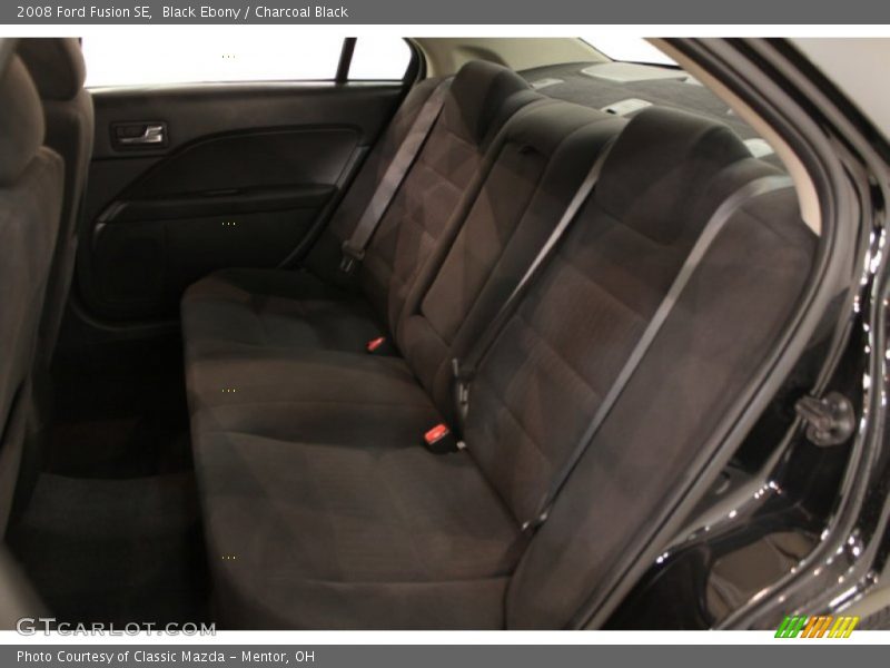 Black Ebony / Charcoal Black 2008 Ford Fusion SE