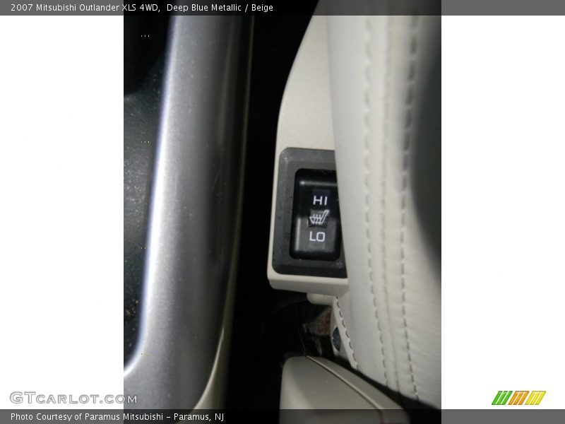 Deep Blue Metallic / Beige 2007 Mitsubishi Outlander XLS 4WD