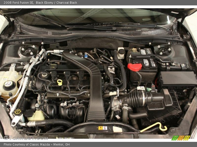 Black Ebony / Charcoal Black 2008 Ford Fusion SE