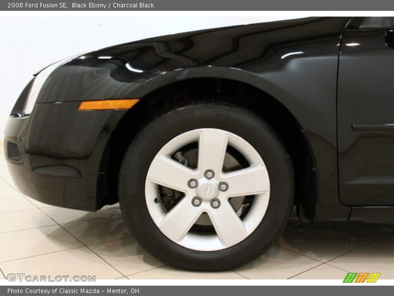 Black Ebony / Charcoal Black 2008 Ford Fusion SE