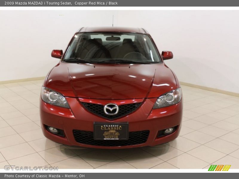 Copper Red Mica / Black 2009 Mazda MAZDA3 i Touring Sedan