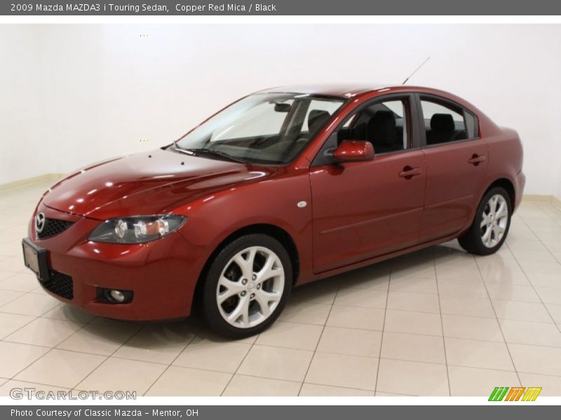 Copper Red Mica / Black 2009 Mazda MAZDA3 i Touring Sedan