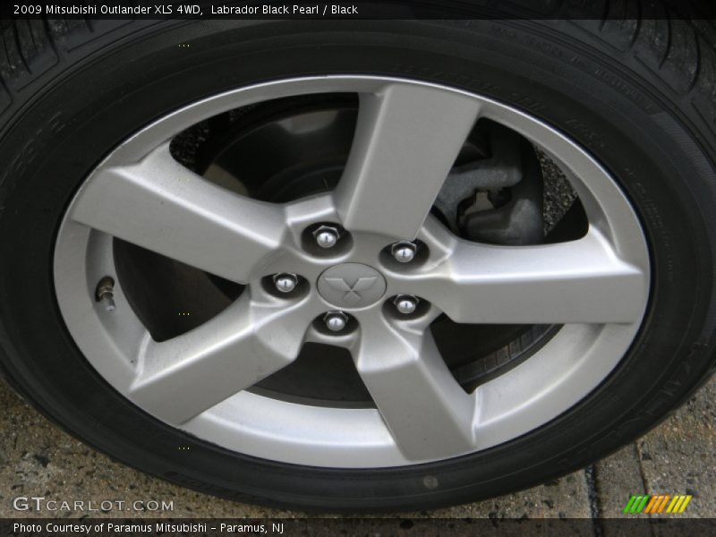 Labrador Black Pearl / Black 2009 Mitsubishi Outlander XLS 4WD
