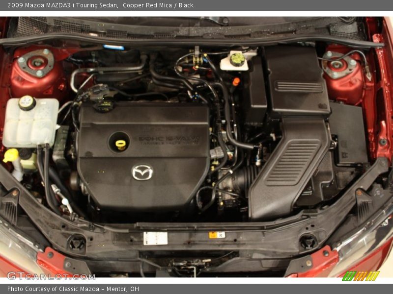 Copper Red Mica / Black 2009 Mazda MAZDA3 i Touring Sedan