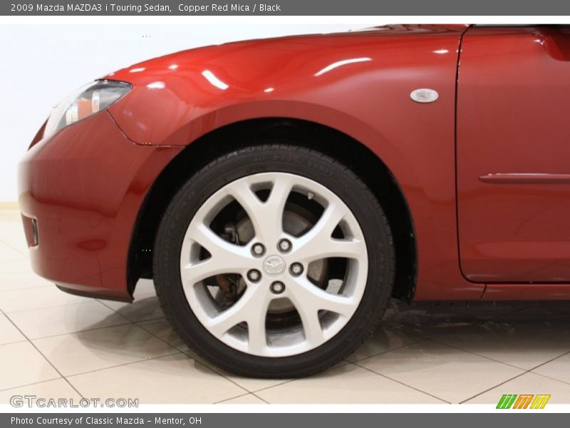 Copper Red Mica / Black 2009 Mazda MAZDA3 i Touring Sedan