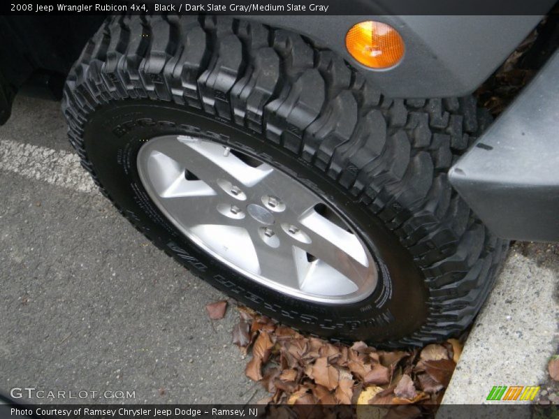 Black / Dark Slate Gray/Medium Slate Gray 2008 Jeep Wrangler Rubicon 4x4