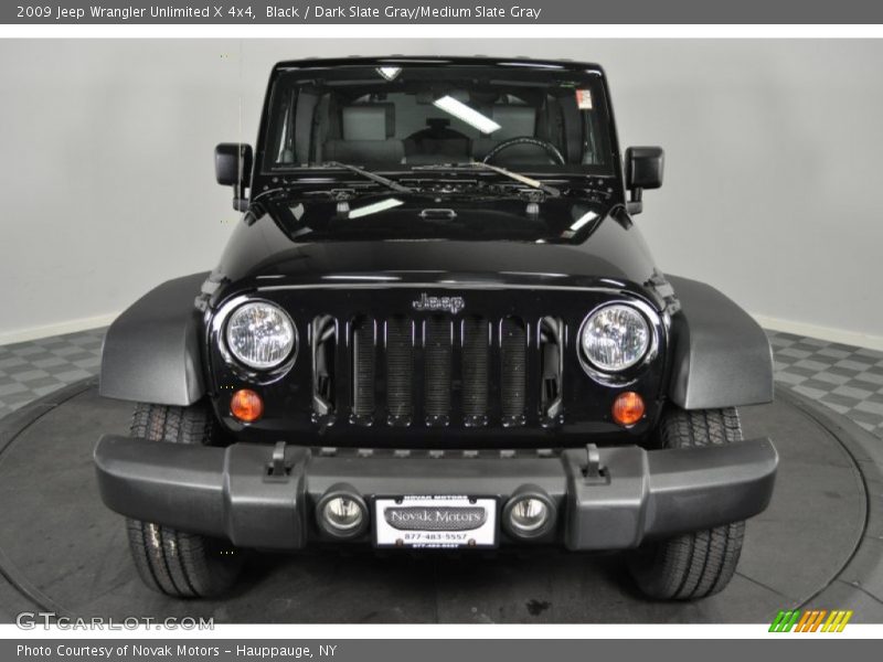 Black / Dark Slate Gray/Medium Slate Gray 2009 Jeep Wrangler Unlimited X 4x4