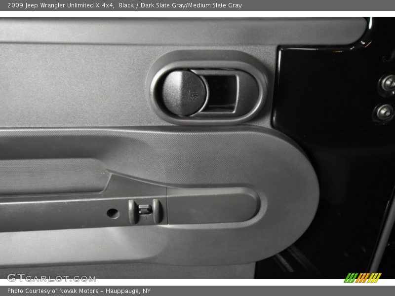Black / Dark Slate Gray/Medium Slate Gray 2009 Jeep Wrangler Unlimited X 4x4
