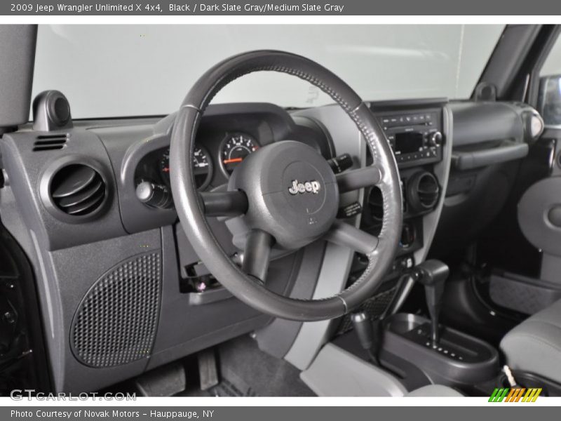 Black / Dark Slate Gray/Medium Slate Gray 2009 Jeep Wrangler Unlimited X 4x4