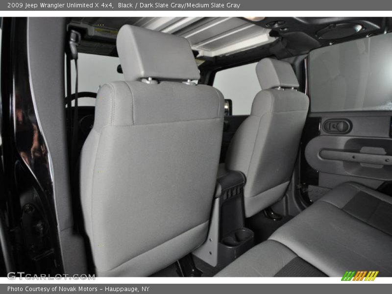 Black / Dark Slate Gray/Medium Slate Gray 2009 Jeep Wrangler Unlimited X 4x4