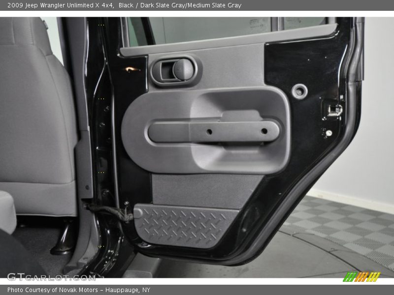 Black / Dark Slate Gray/Medium Slate Gray 2009 Jeep Wrangler Unlimited X 4x4