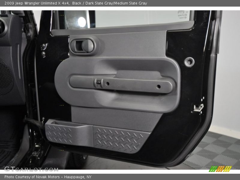 Black / Dark Slate Gray/Medium Slate Gray 2009 Jeep Wrangler Unlimited X 4x4