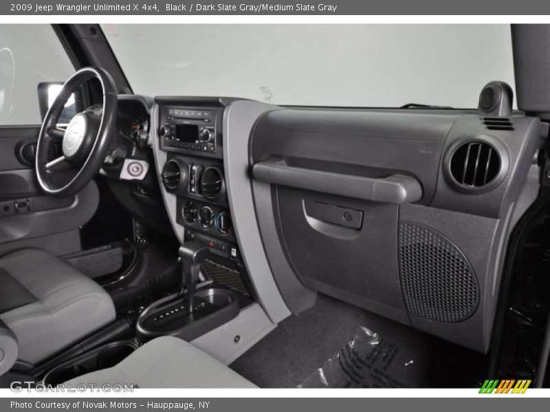 Black / Dark Slate Gray/Medium Slate Gray 2009 Jeep Wrangler Unlimited X 4x4