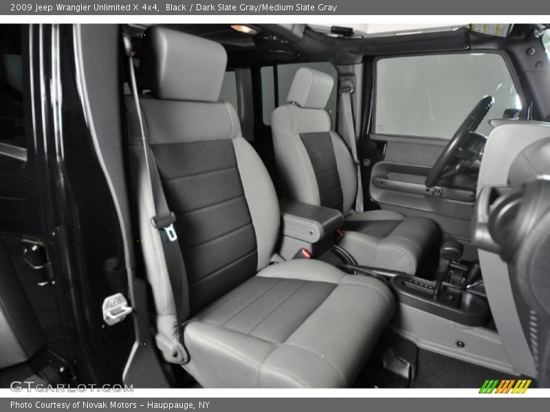 Black / Dark Slate Gray/Medium Slate Gray 2009 Jeep Wrangler Unlimited X 4x4