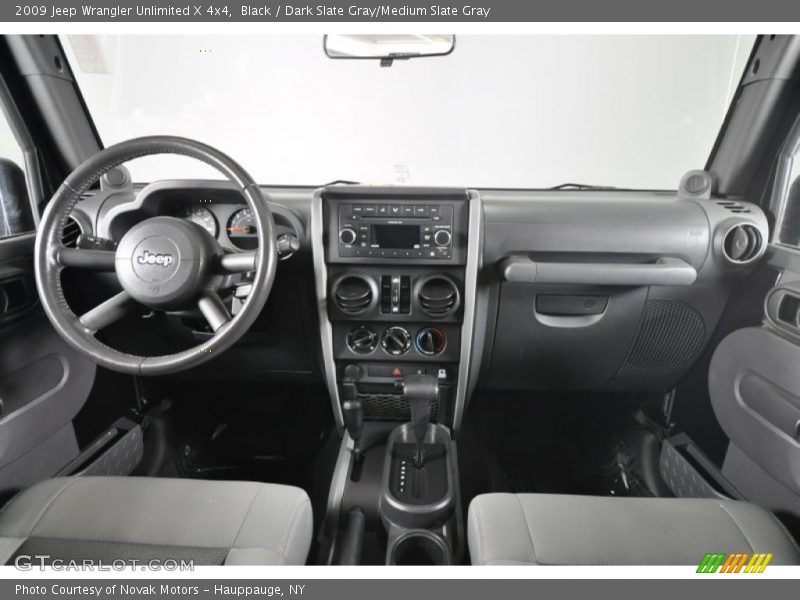 Black / Dark Slate Gray/Medium Slate Gray 2009 Jeep Wrangler Unlimited X 4x4
