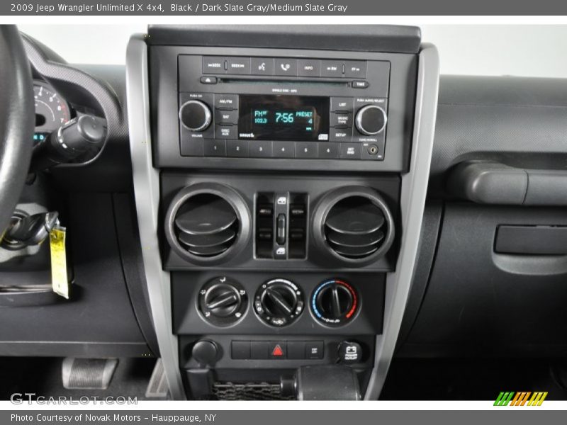 Black / Dark Slate Gray/Medium Slate Gray 2009 Jeep Wrangler Unlimited X 4x4
