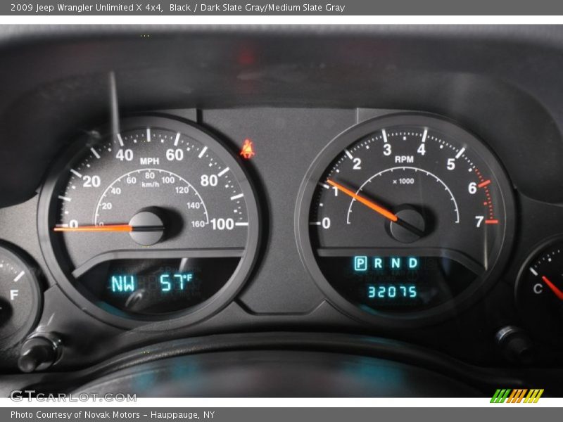 Black / Dark Slate Gray/Medium Slate Gray 2009 Jeep Wrangler Unlimited X 4x4