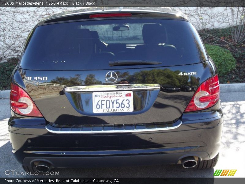 Black / Black 2009 Mercedes-Benz R 350 4Matic