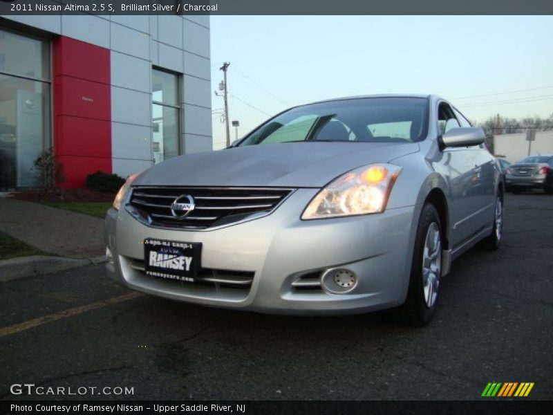 Brilliant Silver / Charcoal 2011 Nissan Altima 2.5 S