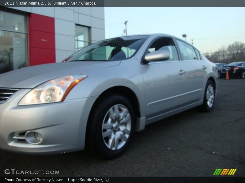Brilliant Silver / Charcoal 2011 Nissan Altima 2.5 S