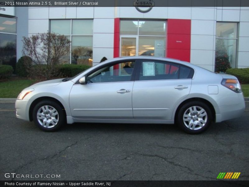 Brilliant Silver / Charcoal 2011 Nissan Altima 2.5 S