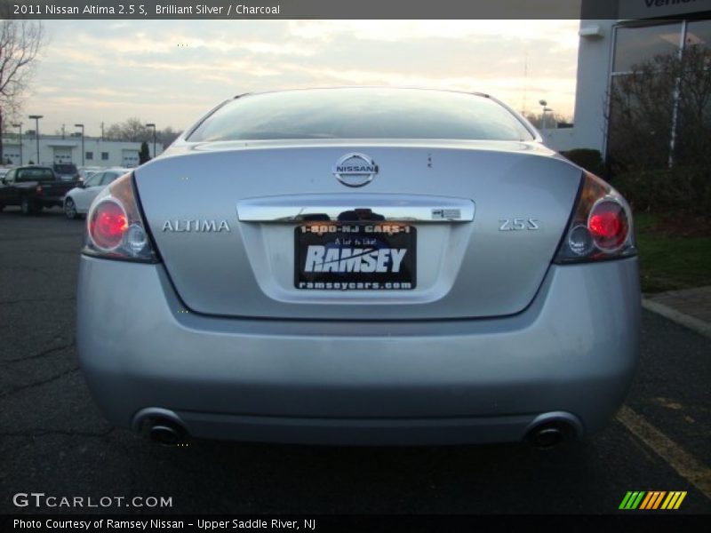 Brilliant Silver / Charcoal 2011 Nissan Altima 2.5 S
